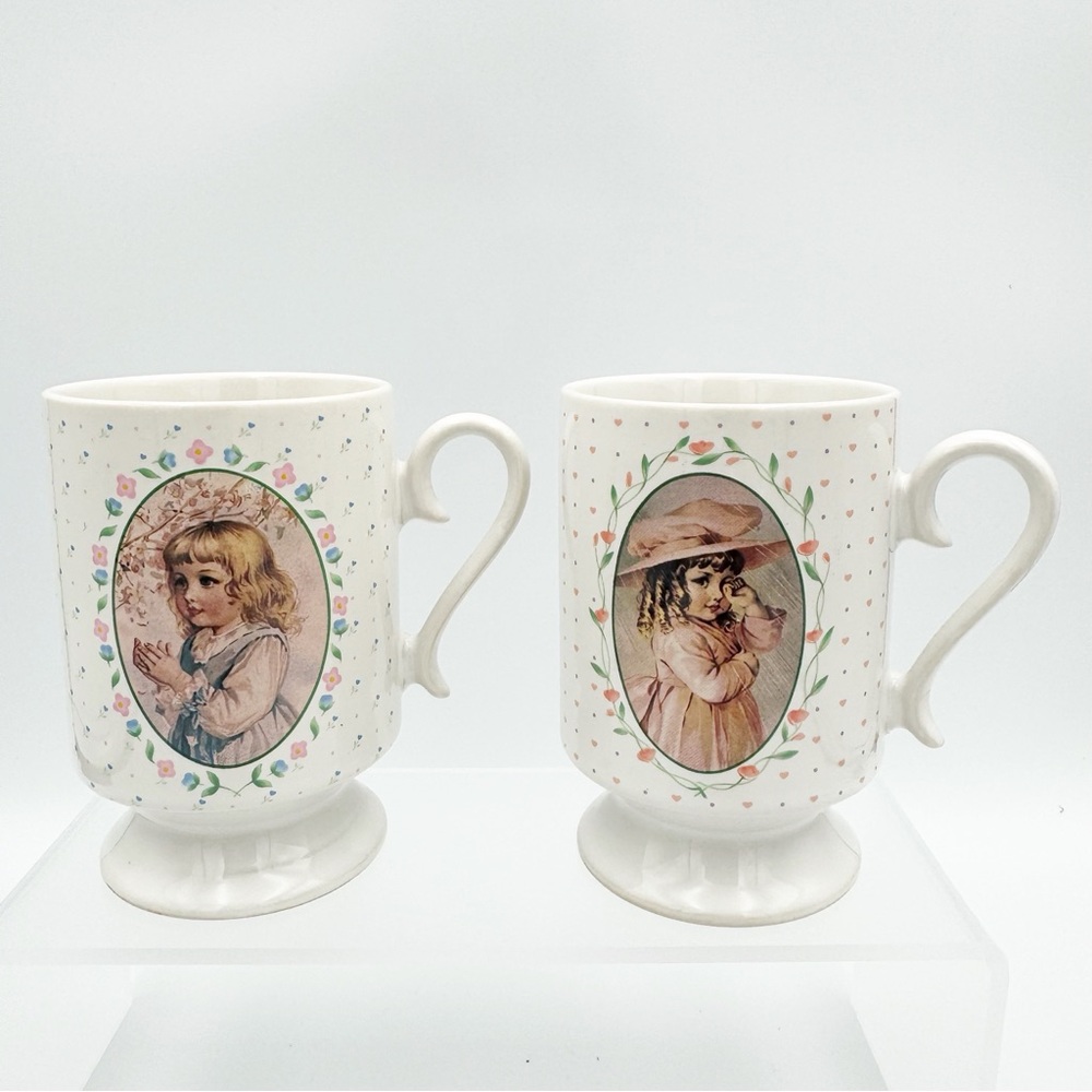 Vintage 1990 Maud Humphrey Bogart In The Orchard No More Tears Mugs